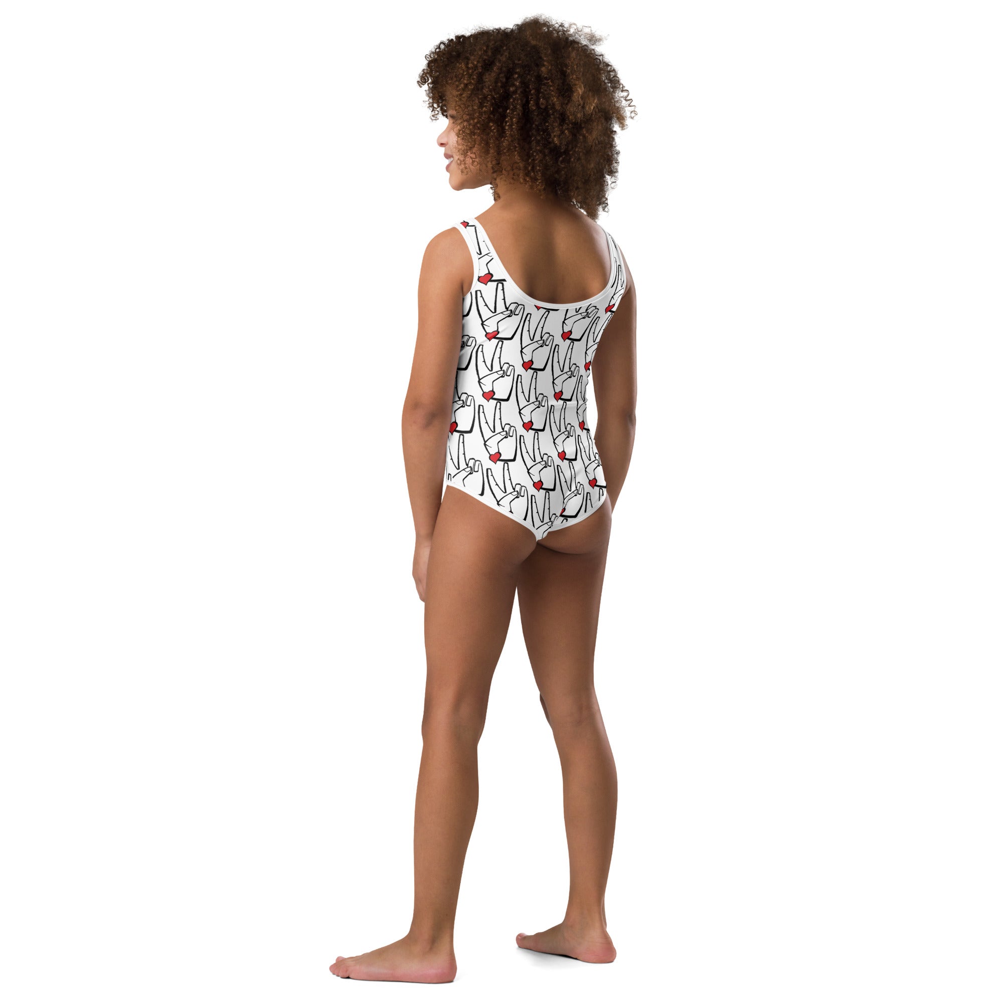 LoveAbove All-Over Print Kids Swimsuit