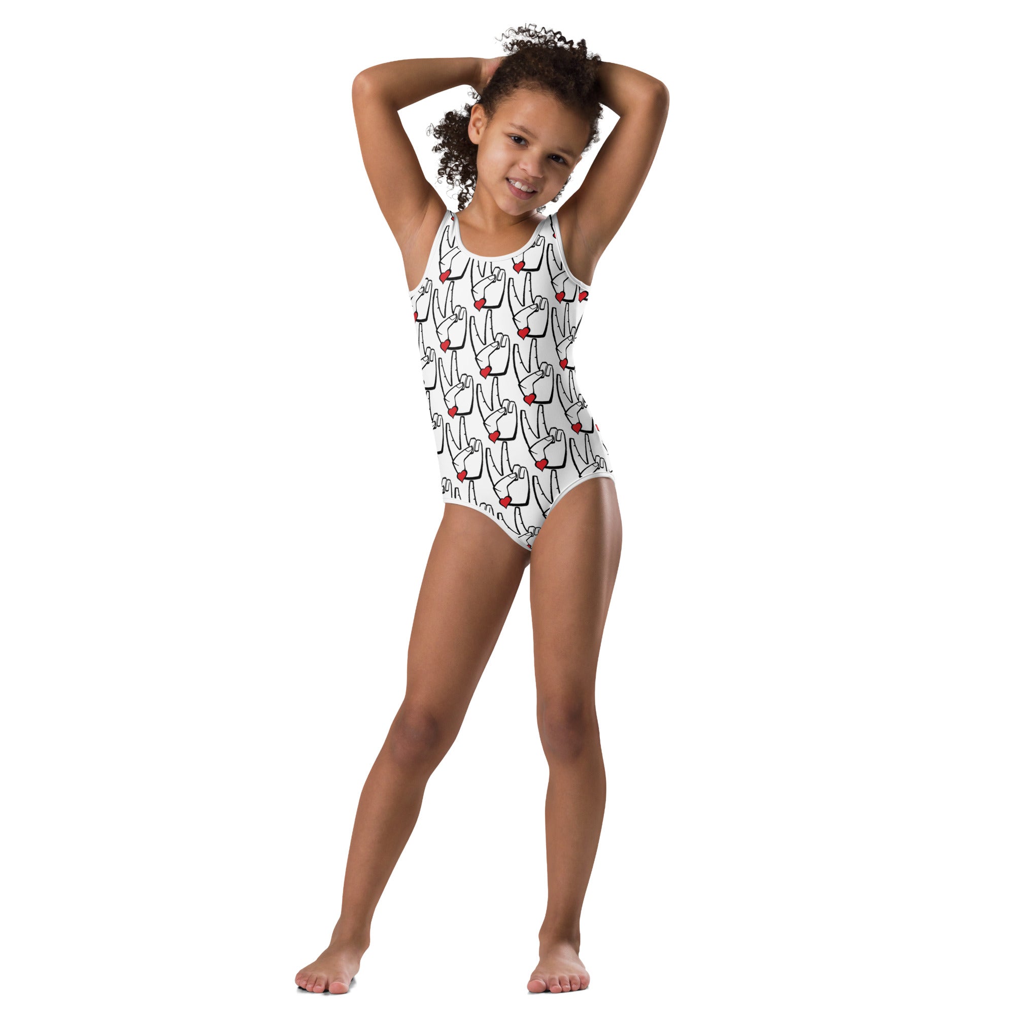 LoveAbove All-Over Print Kids Swimsuit