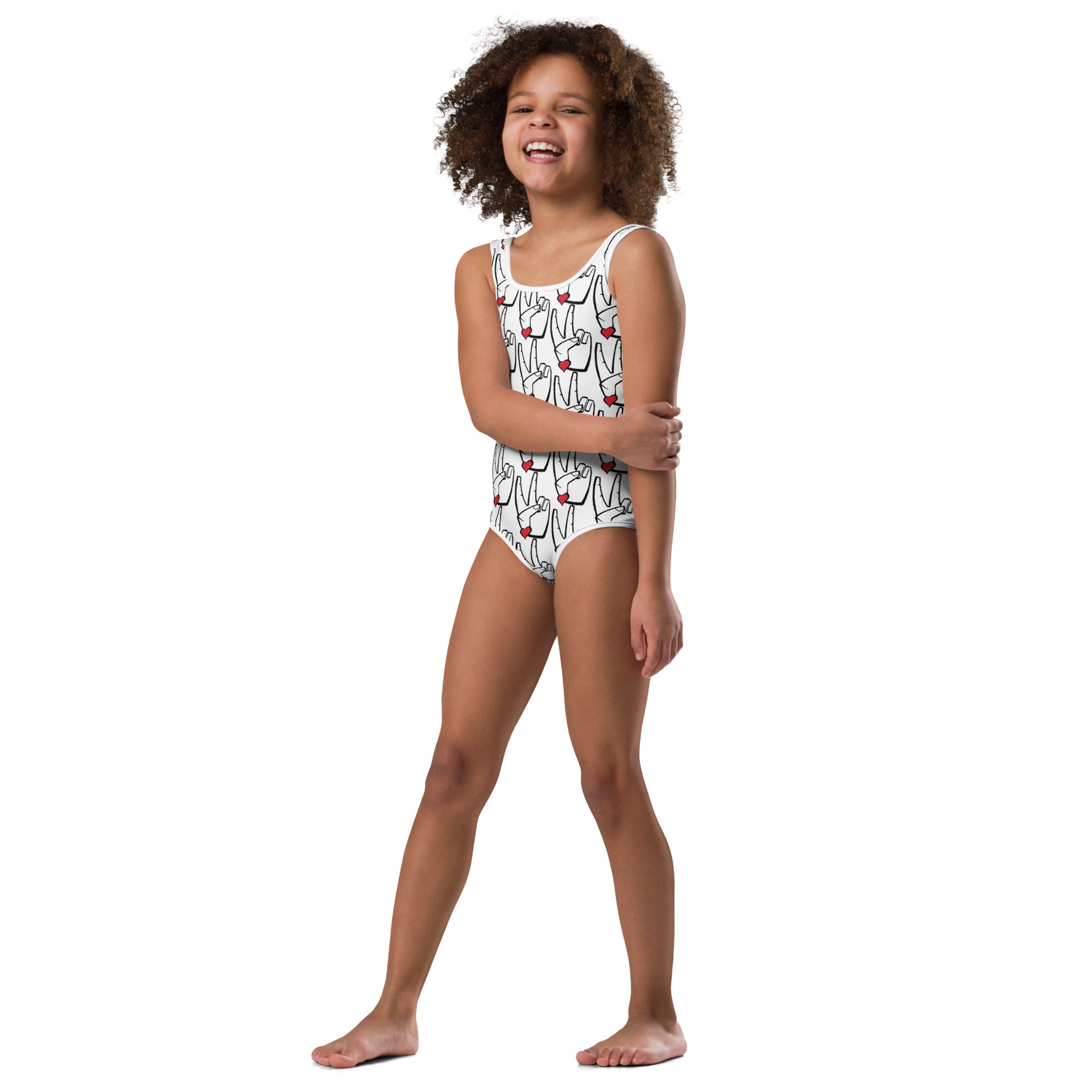 LoveAbove All-Over Print Kids Swimsuit