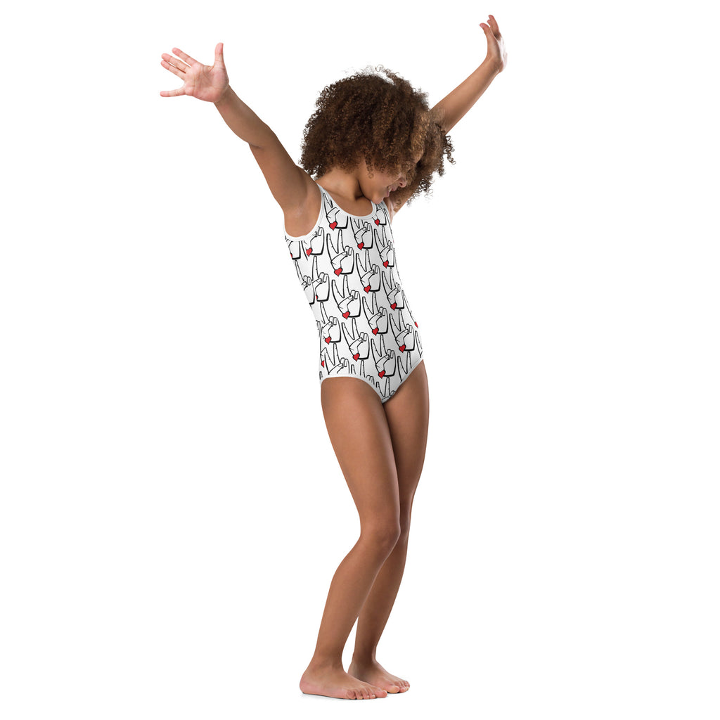 LoveAbove All-Over Print Kids Swimsuit