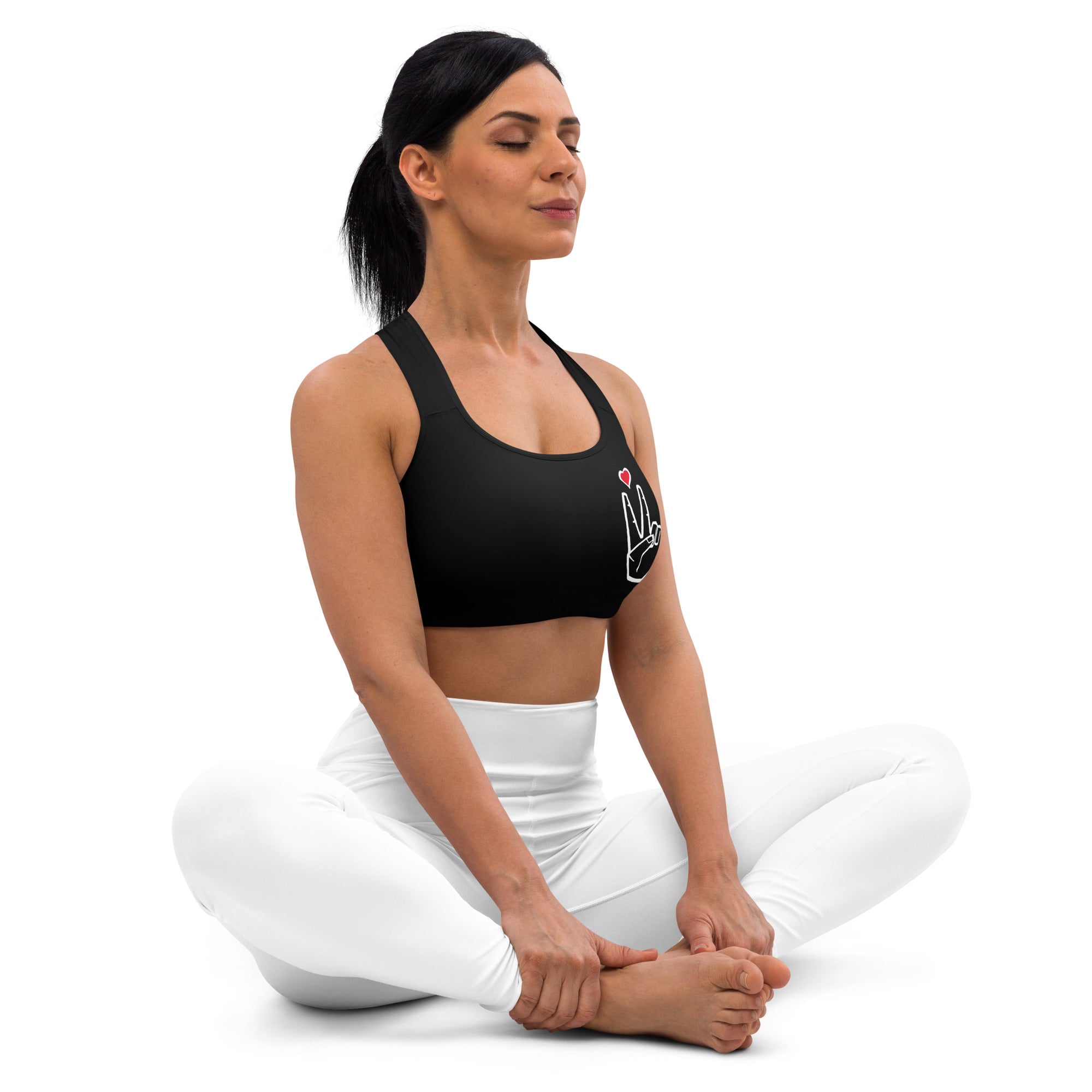 PeaceLoveAbove Sports bra