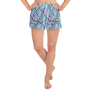 (SkyBlue Edition) Women’s Fancy Athletic Shorts V.1