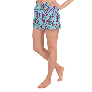 (SkyBlue Edition) Women’s Fancy Athletic Shorts V.1