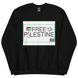 Free Palestine - Relief QR Unisex Sweatshirt