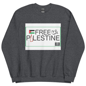 Free Palestine - Relief QR Unisex Sweatshirt