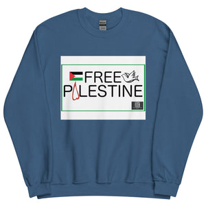 Free Palestine - Relief QR Unisex Sweatshirt