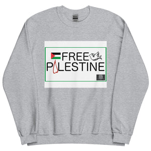 Free Palestine - Relief QR Unisex Sweatshirt