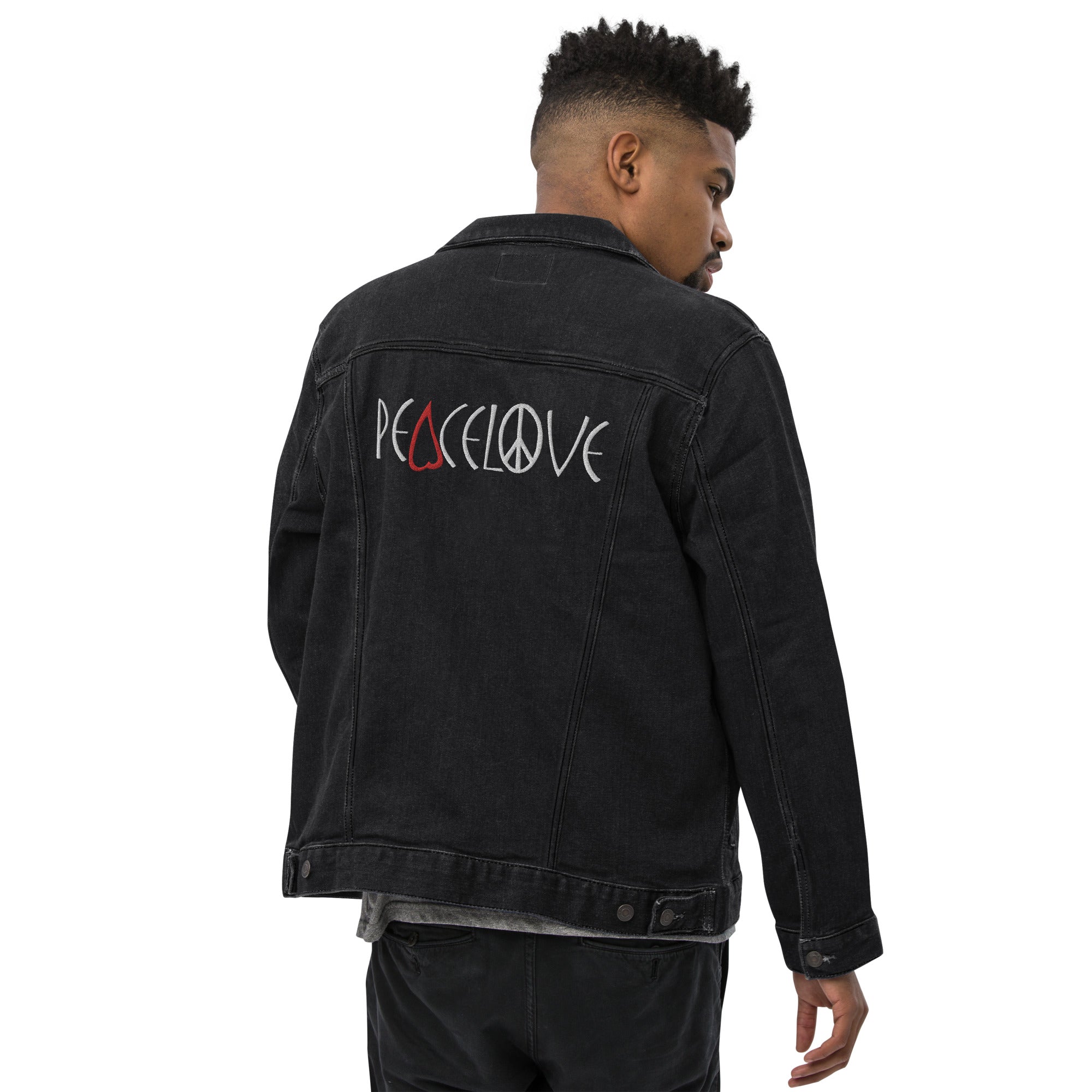 LoveAbove Kente Unisex denim jacket