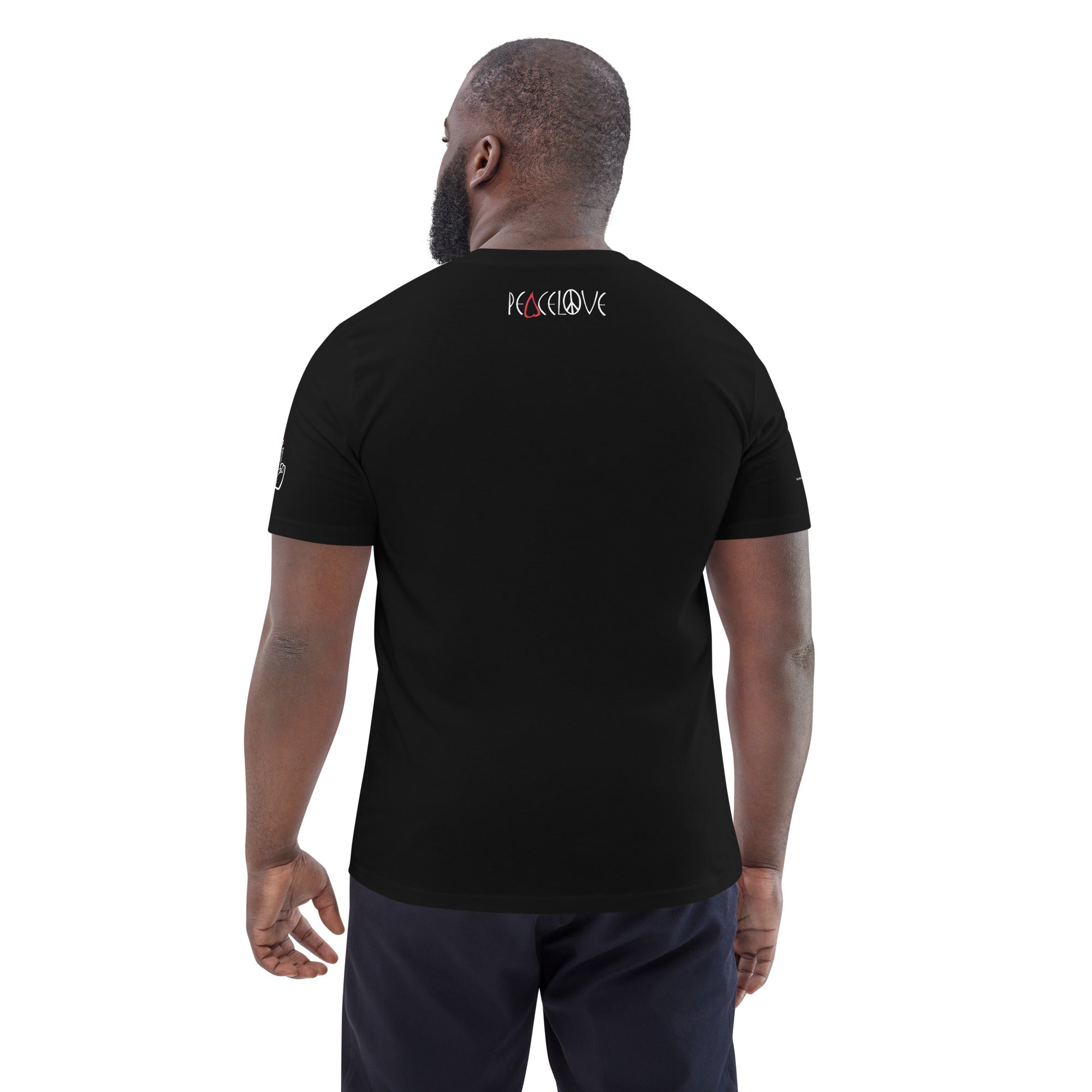 SUDAN QR Relief Unisex organic cotton t-shirt
