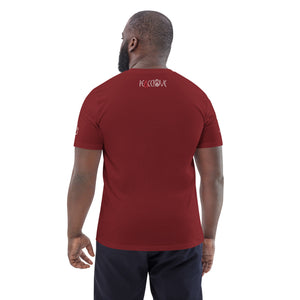 SUDAN QR Relief Unisex organic cotton t-shirt