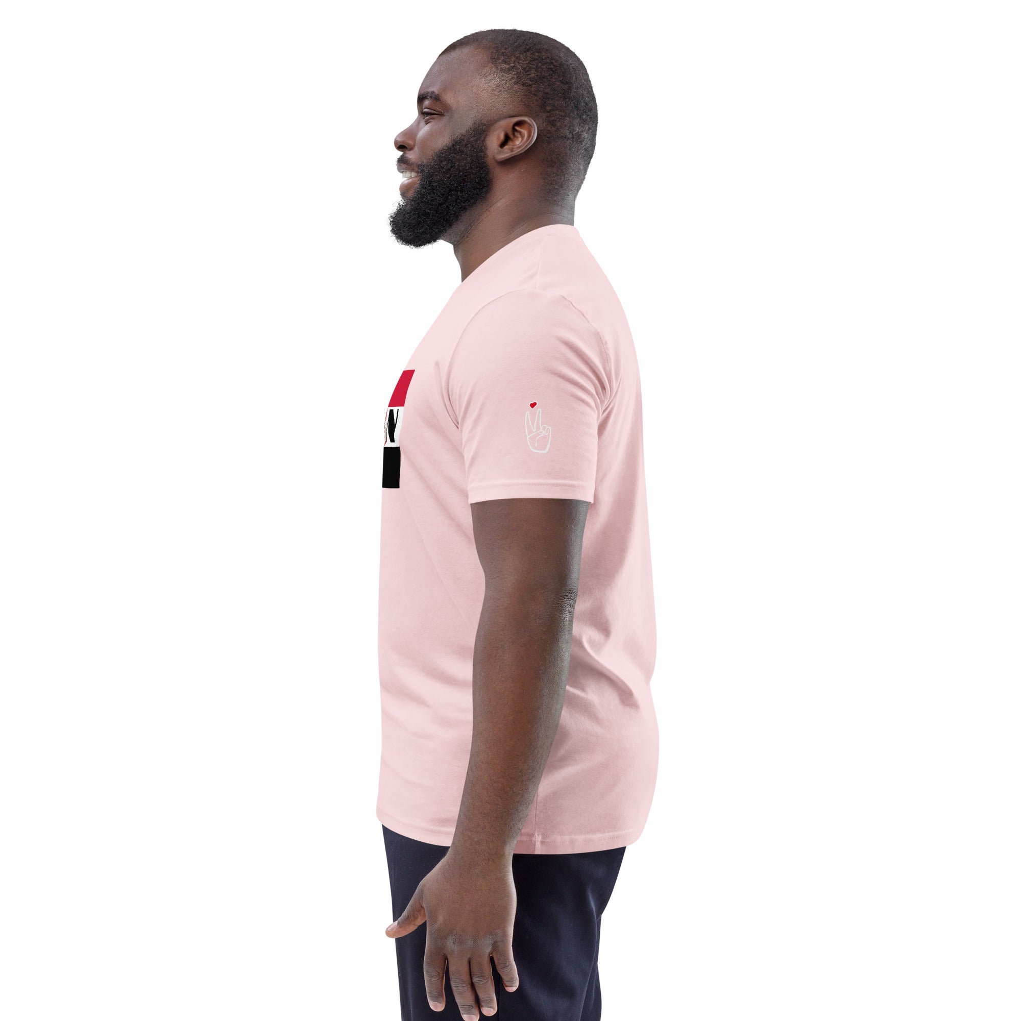 SUDAN QR Relief Unisex organic cotton t-shirt