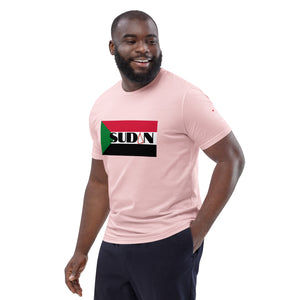 SUDAN QR Relief Unisex organic cotton t-shirt