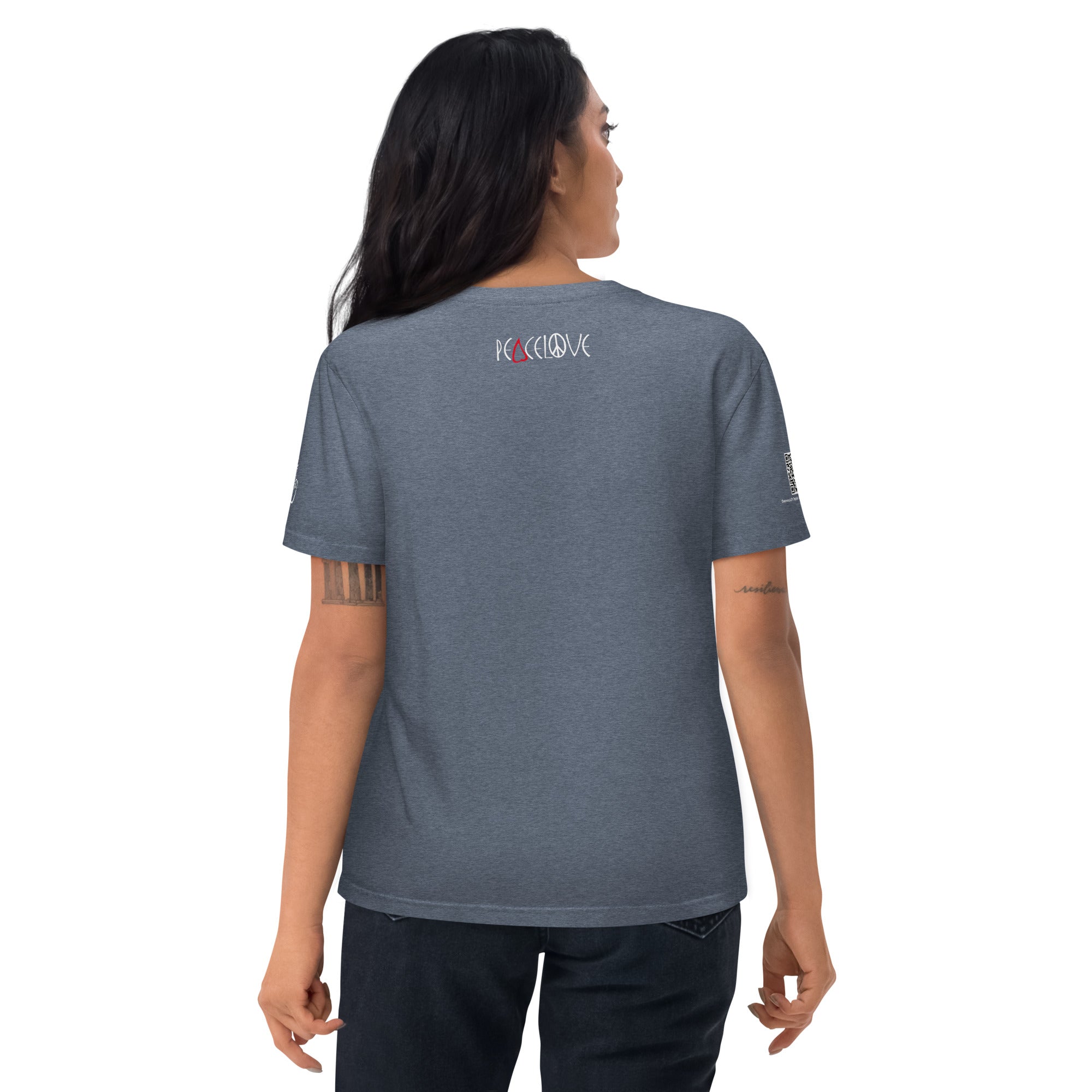 CONGO QR Relief Unisex organic cotton t-shirt