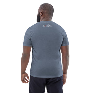 SUDAN QR Relief Unisex organic cotton t-shirt