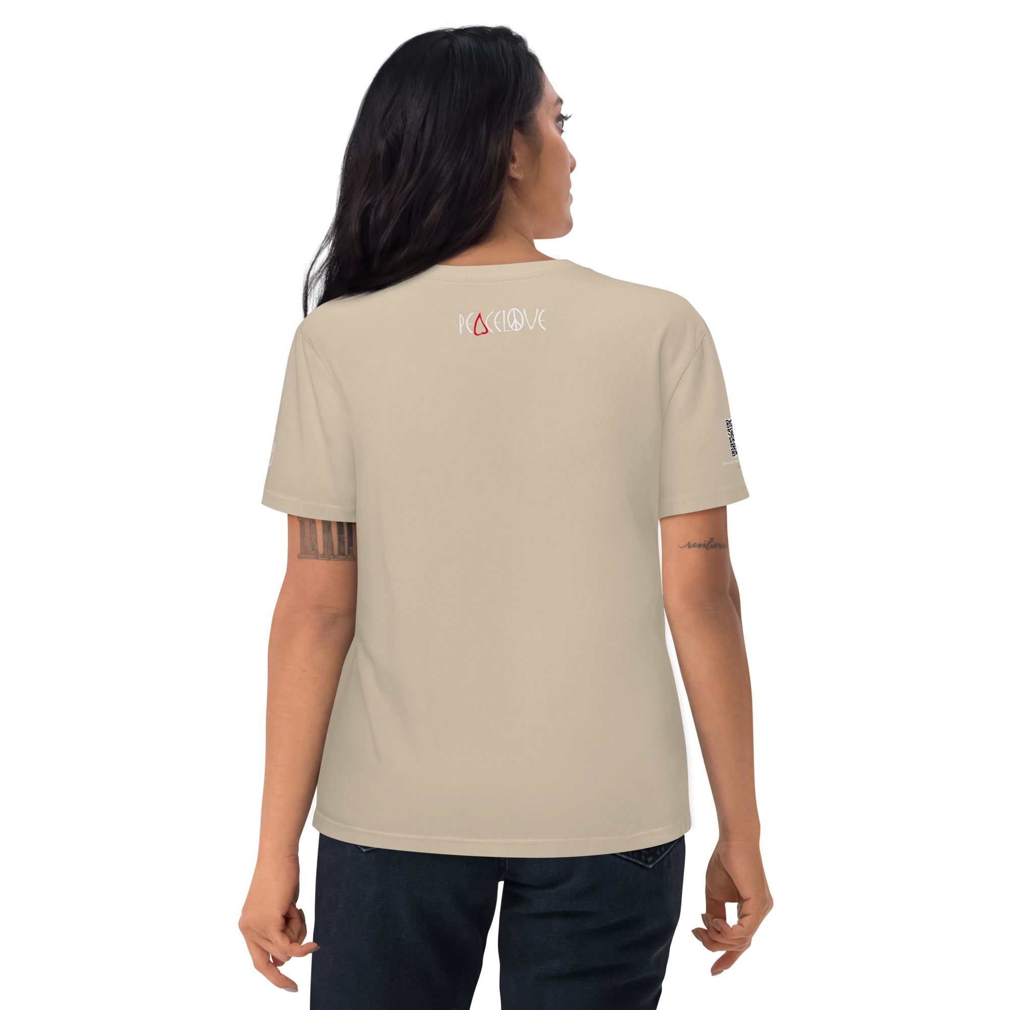 CONGO QR Relief Unisex organic cotton t-shirt