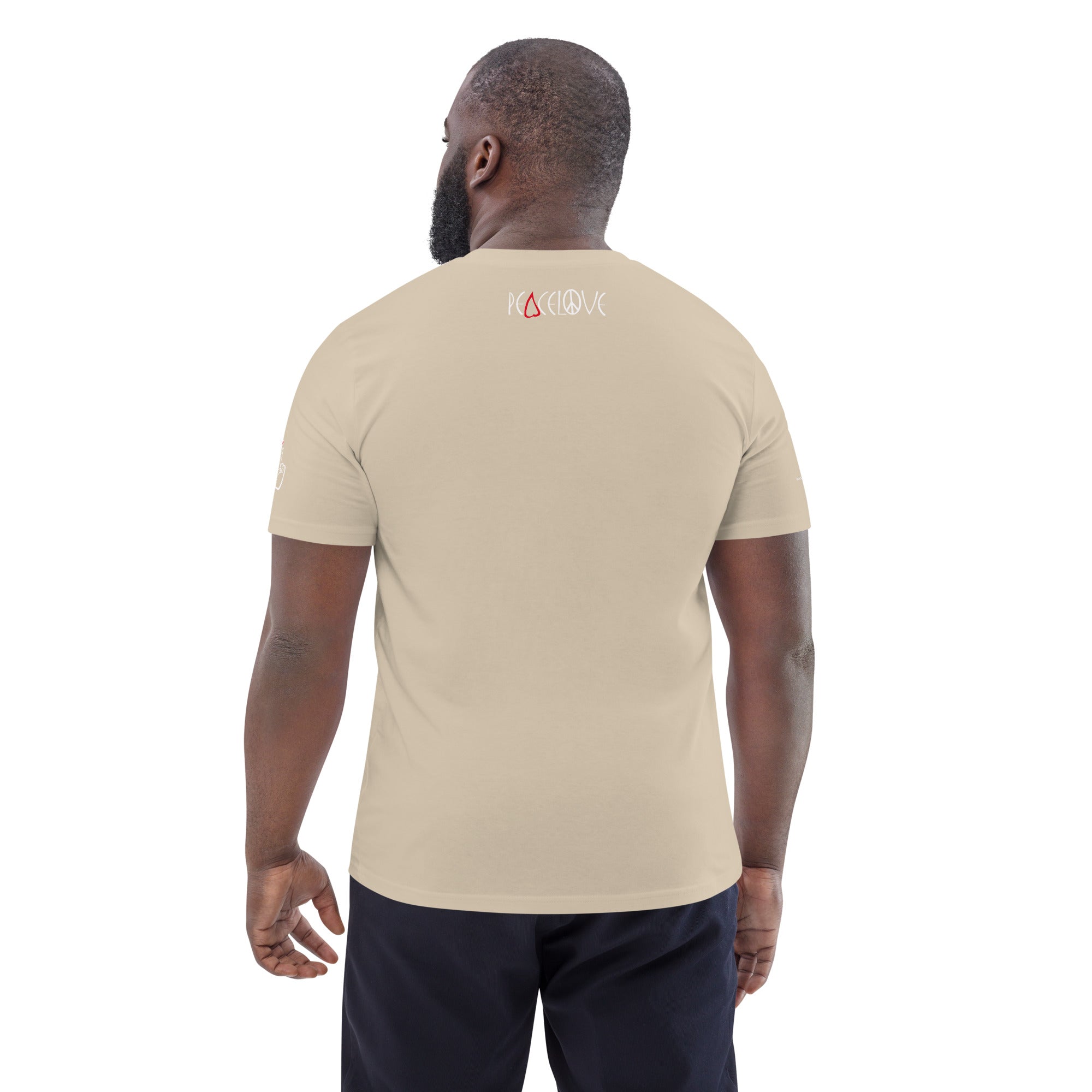 SUDAN QR Relief Unisex organic cotton t-shirt