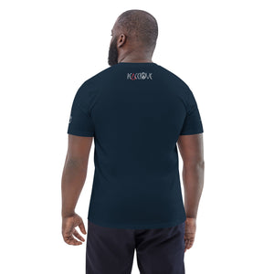 SUDAN QR Relief Unisex organic cotton t-shirt