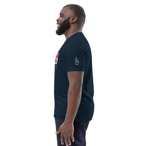 SUDAN QR Relief Unisex organic cotton t-shirt