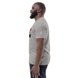 SUDAN QR Relief Unisex organic cotton t-shirt