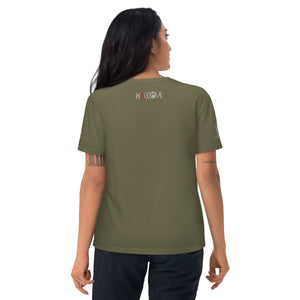 CONGO QR Relief Unisex organic cotton t-shirt