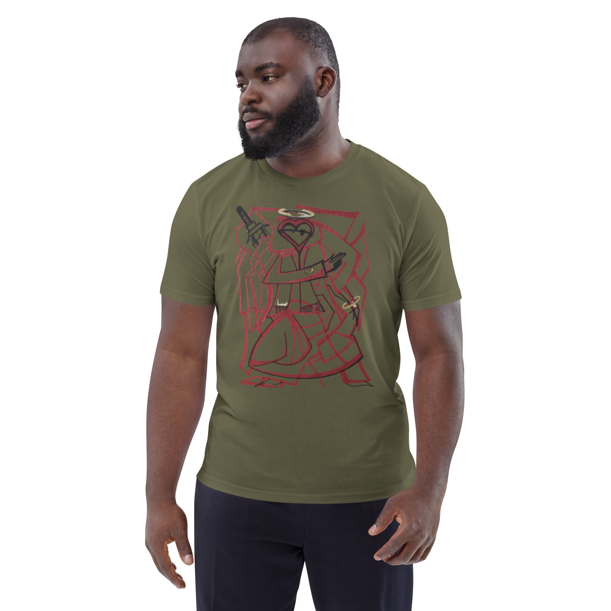 PeaceLoveWarrior organic cotton t-shirt