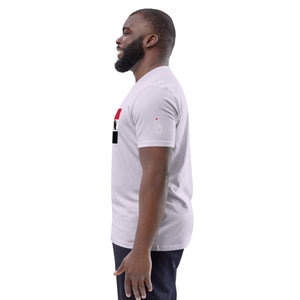 SUDAN QR Relief Unisex organic cotton t-shirt