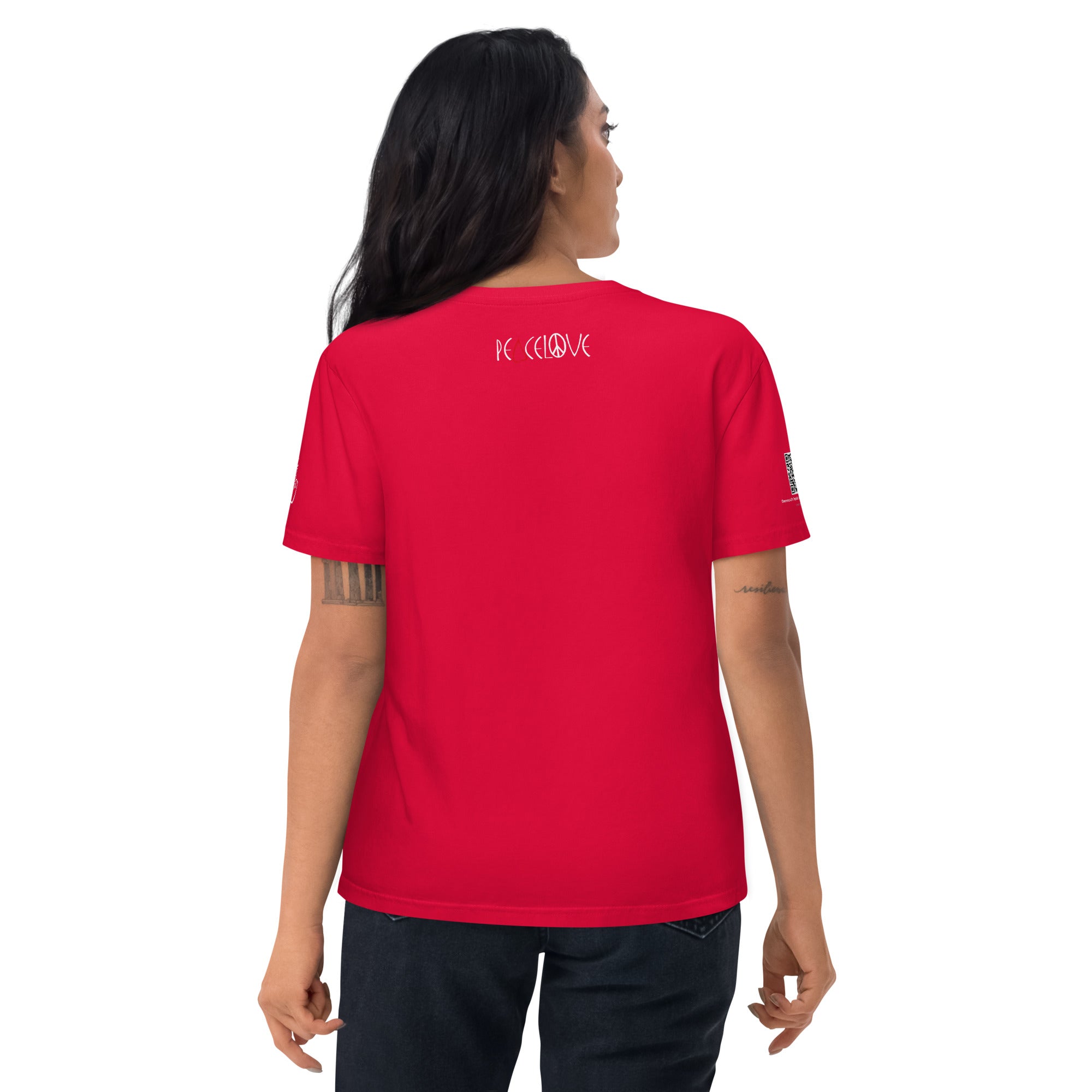 CONGO QR Relief Unisex organic cotton t-shirt