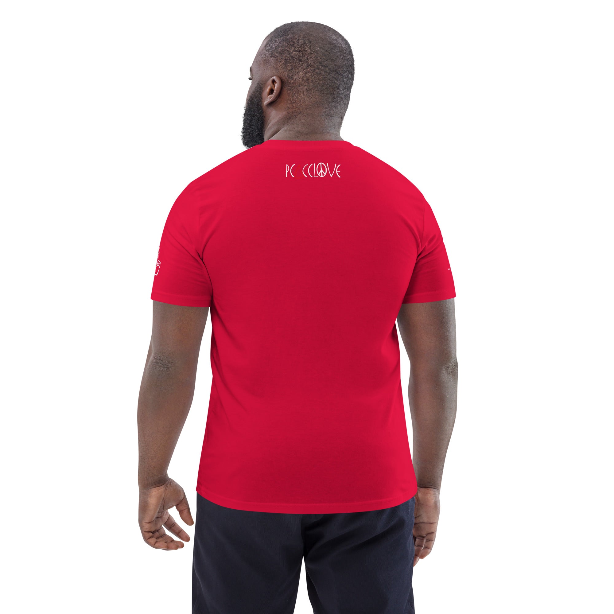 SUDAN QR Relief Unisex organic cotton t-shirt