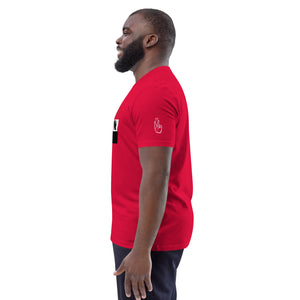 SUDAN QR Relief Unisex organic cotton t-shirt