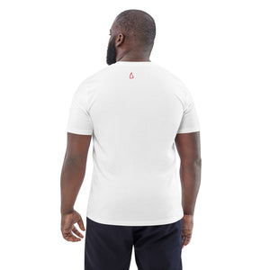SUDAN QR Relief Unisex organic cotton t-shirt