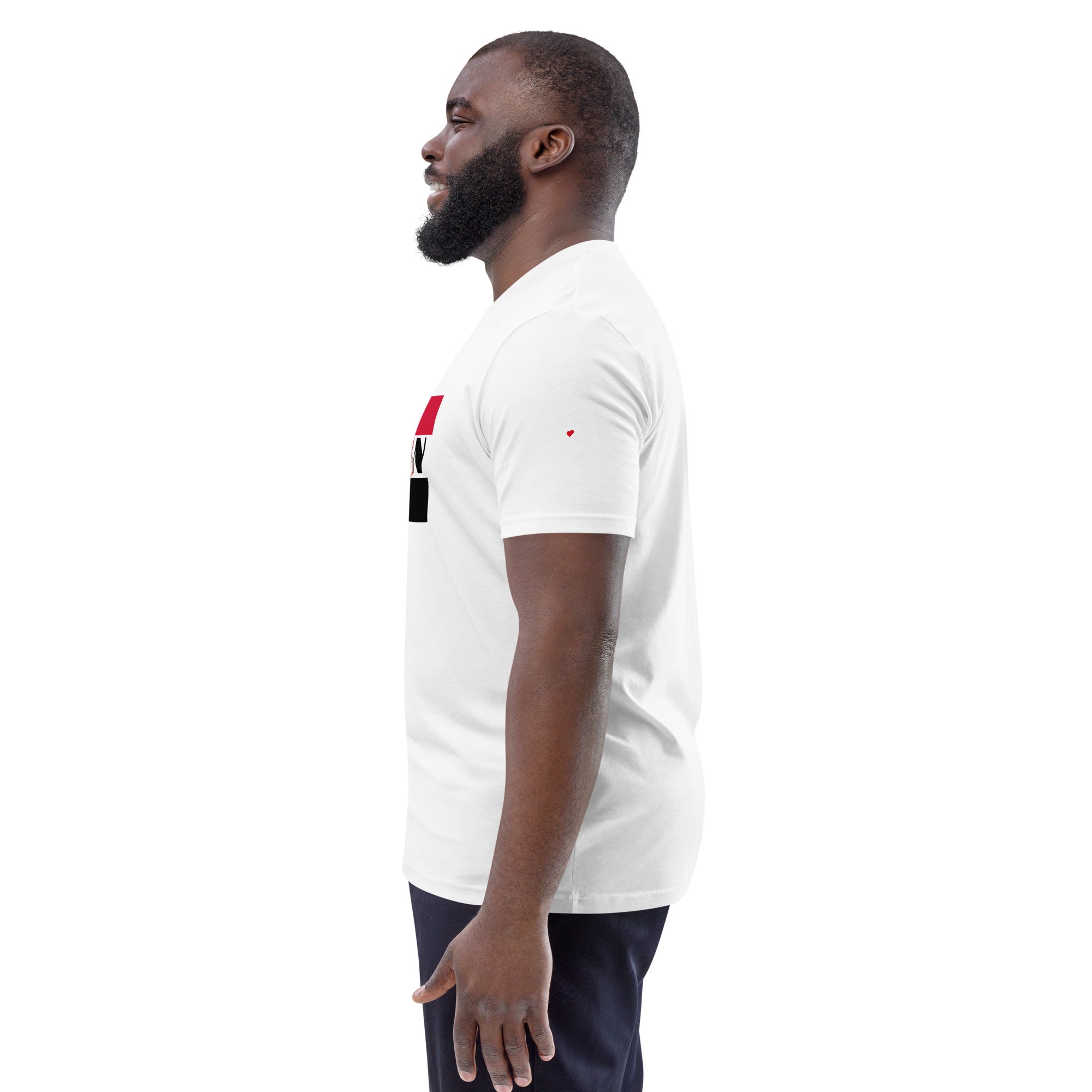 SUDAN QR Relief Unisex organic cotton t-shirt
