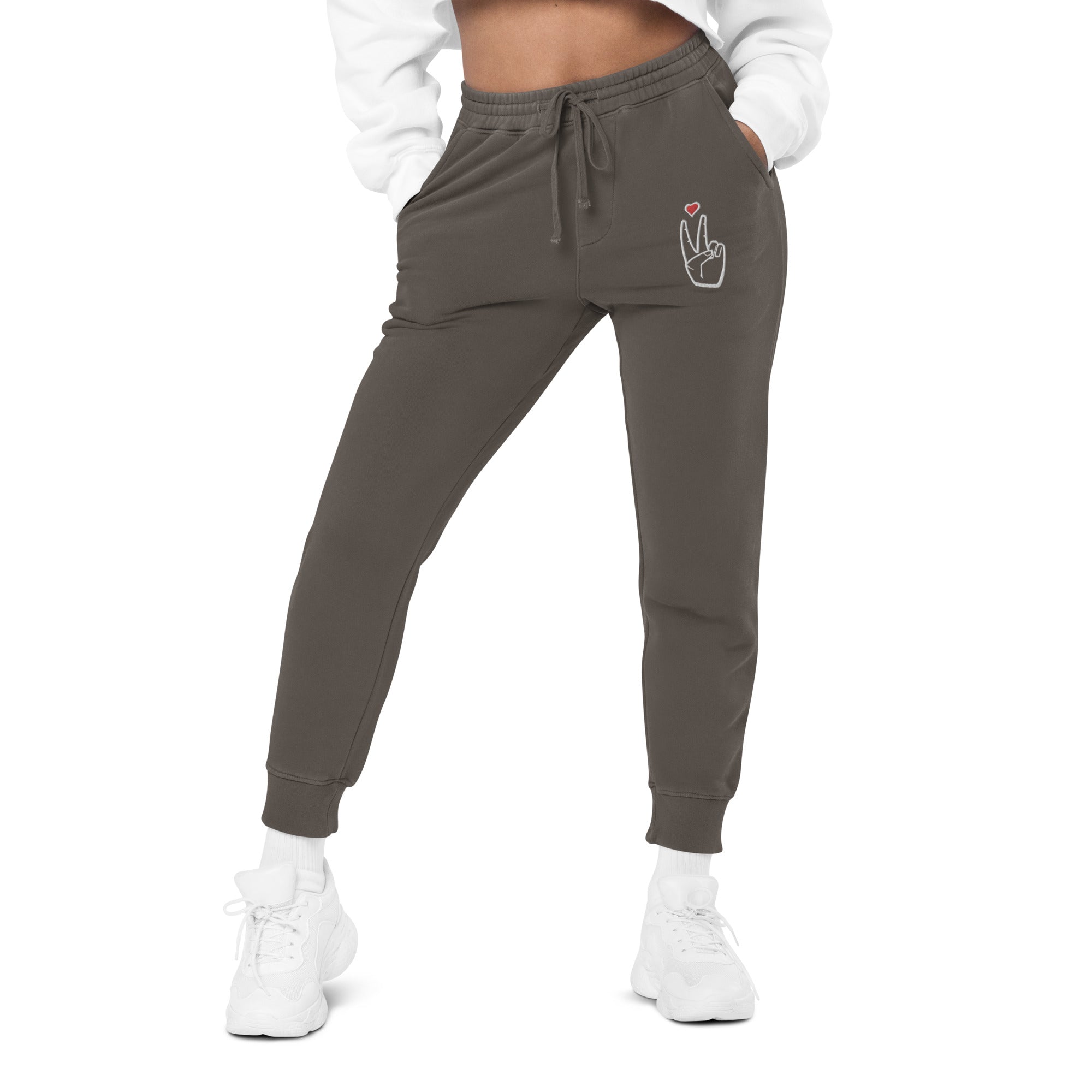 LoveAbove (Embroidered)Unisex pigment-dyed sweatpants - *Made 2 Match