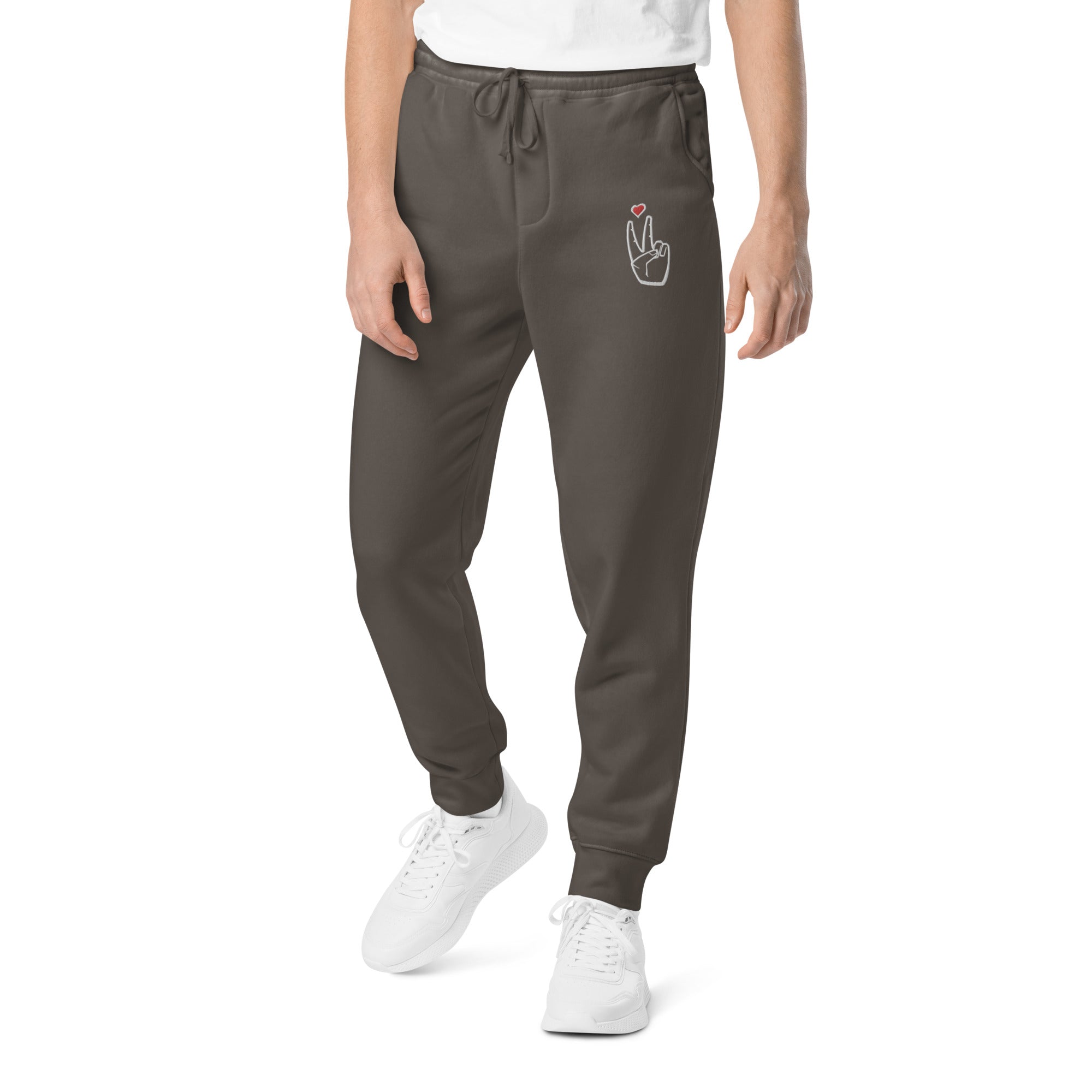 LoveAbove (Embroidered)Unisex pigment-dyed sweatpants - *Made 2 Match