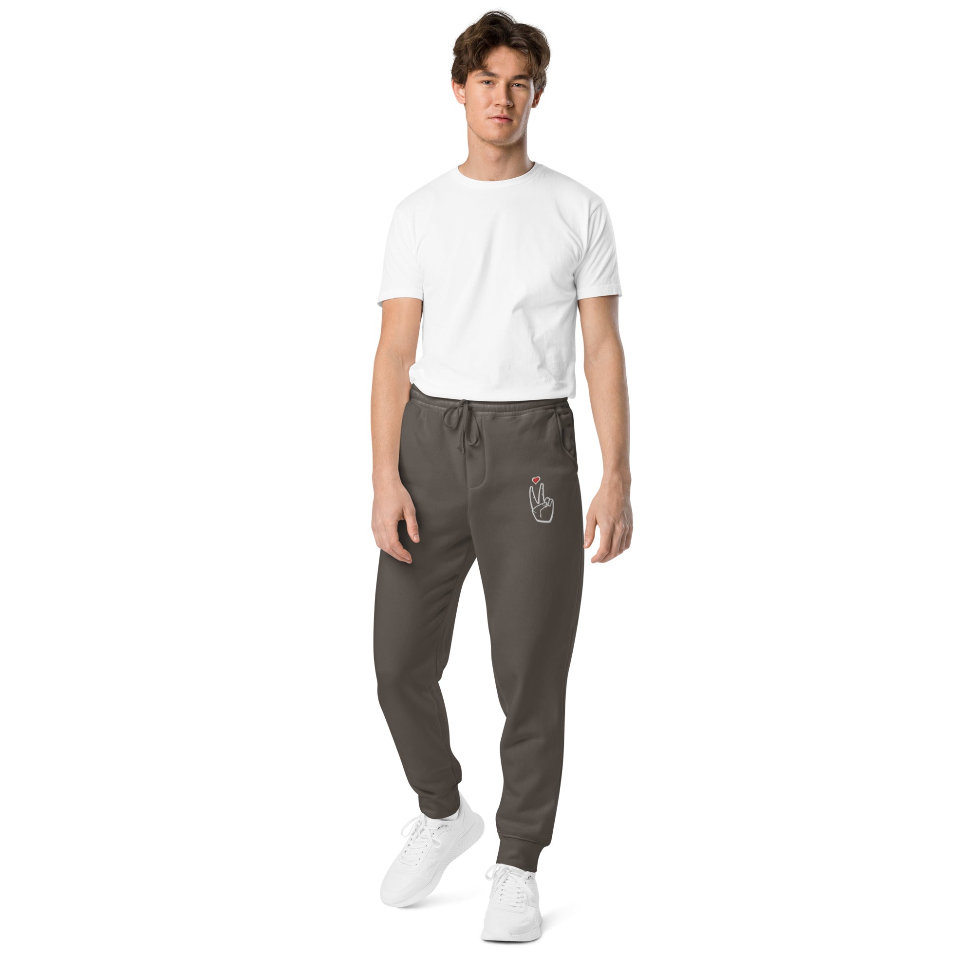 LoveAbove (Embroidered)Unisex pigment-dyed sweatpants - *Made 2 Match