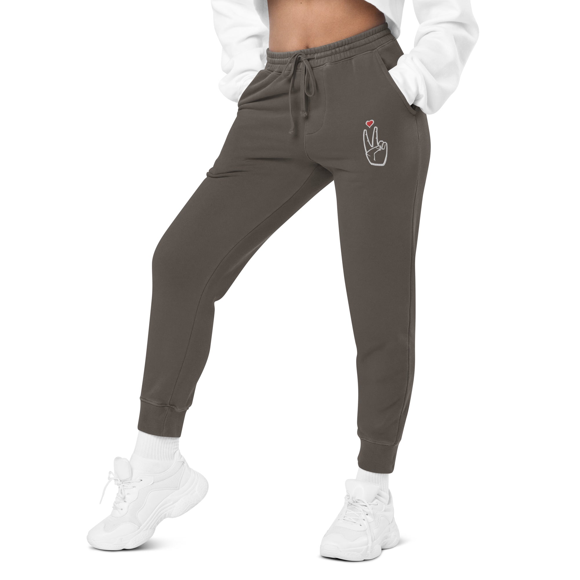 LoveAbove (Embroidered)Unisex pigment-dyed sweatpants - *Made 2 Match