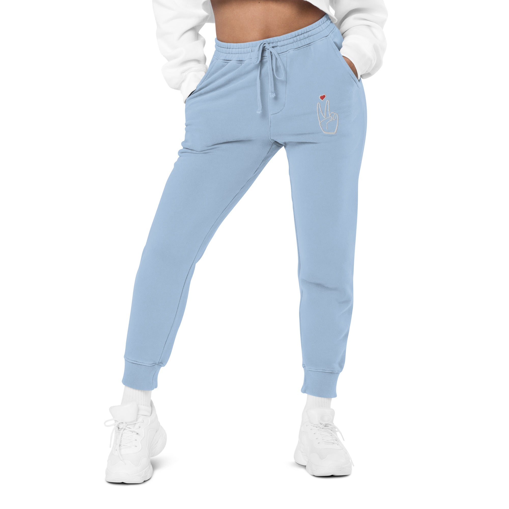 LoveAbove (Embroidered)Unisex pigment-dyed sweatpants - *Made 2 Match