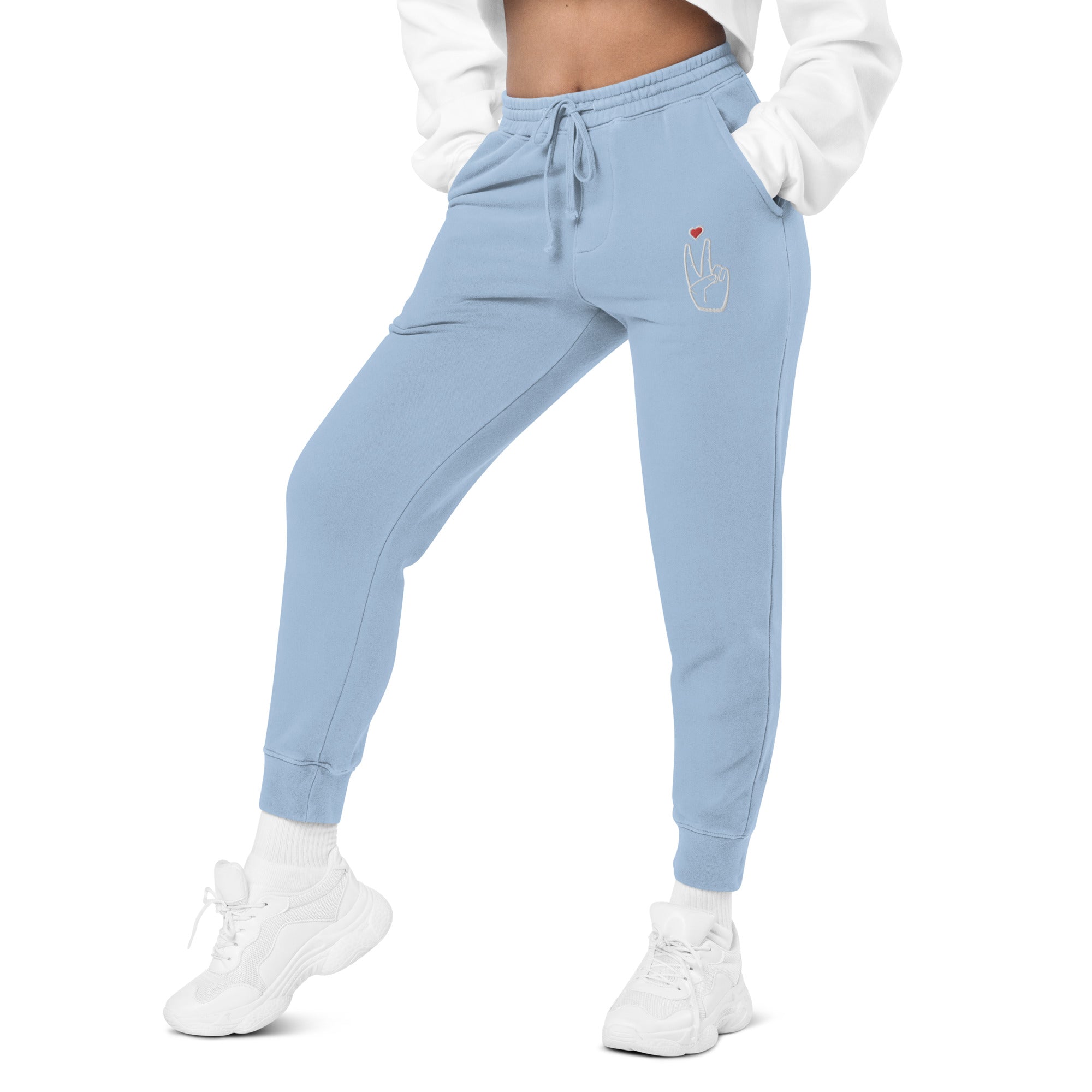 LoveAbove (Embroidered)Unisex pigment-dyed sweatpants - *Made 2 Match