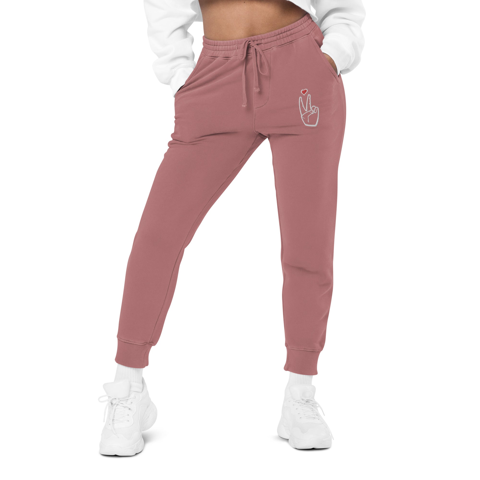 LoveAbove (Embroidered)Unisex pigment-dyed sweatpants - *Made 2 Match