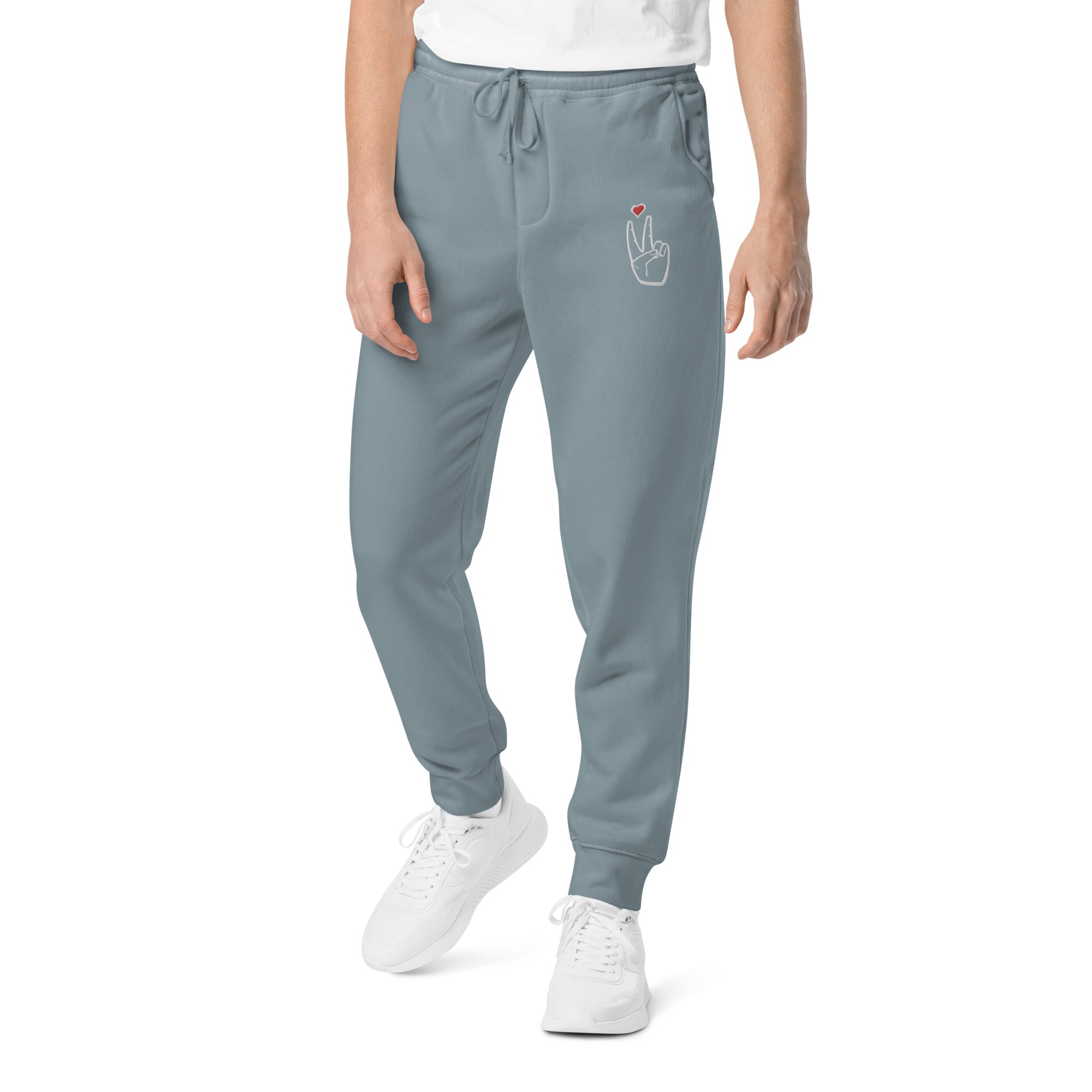 LoveAbove (Embroidered)Unisex pigment-dyed sweatpants - *Made 2 Match