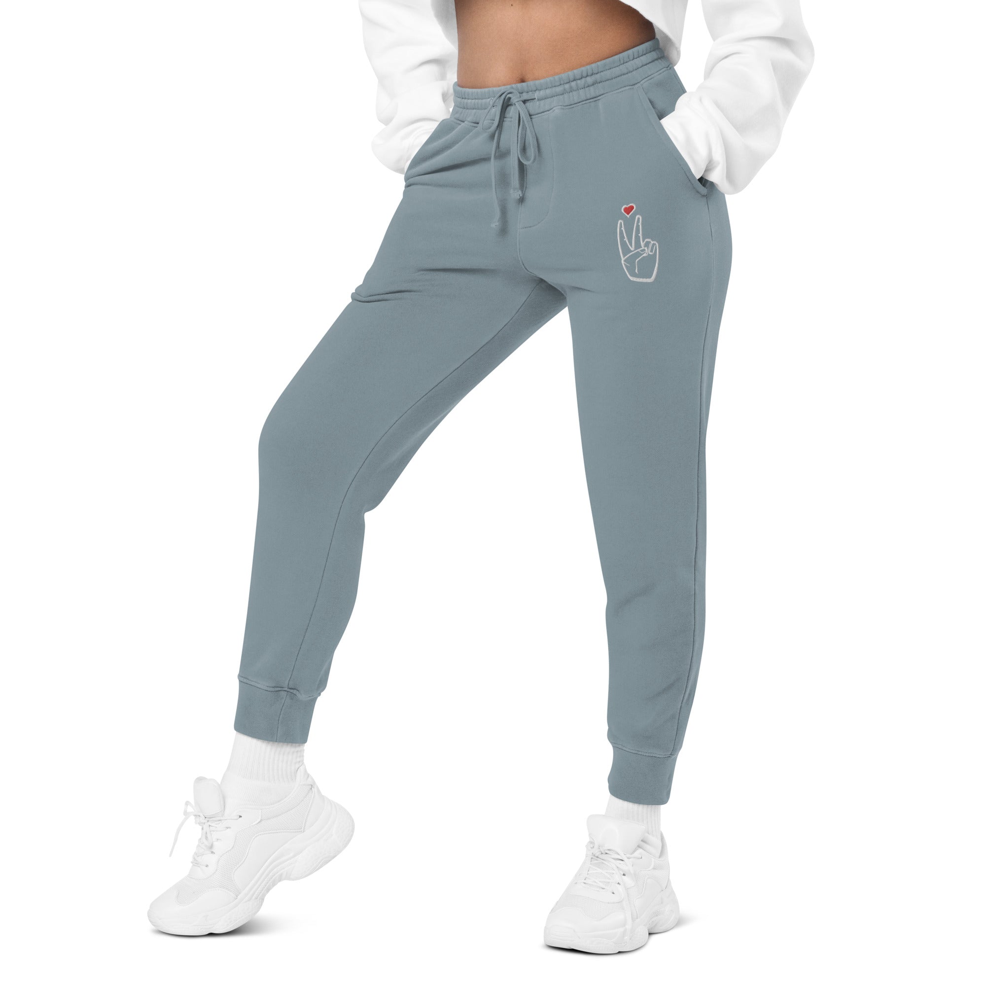 LoveAbove (Embroidered)Unisex pigment-dyed sweatpants - *Made 2 Match