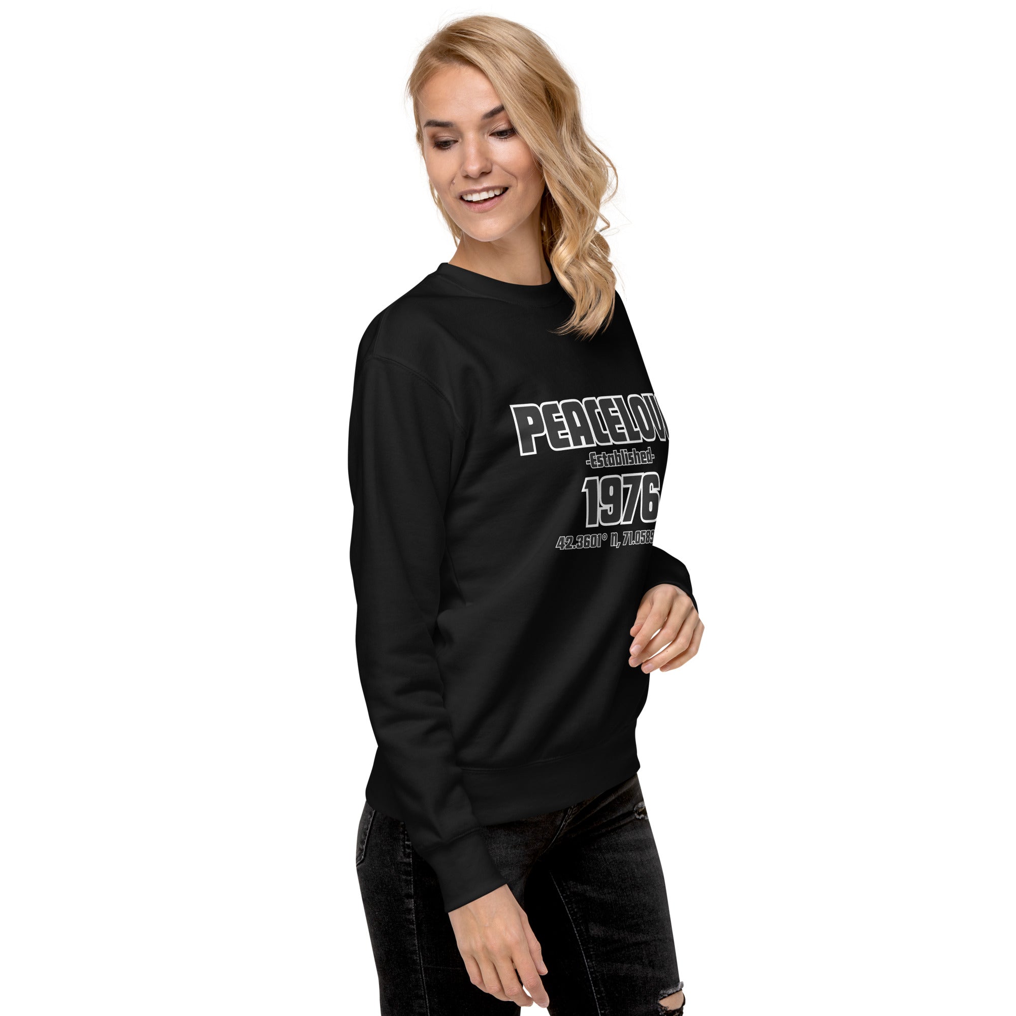 PeaceLove Est 1976 Unisex Premium Sweatshirt