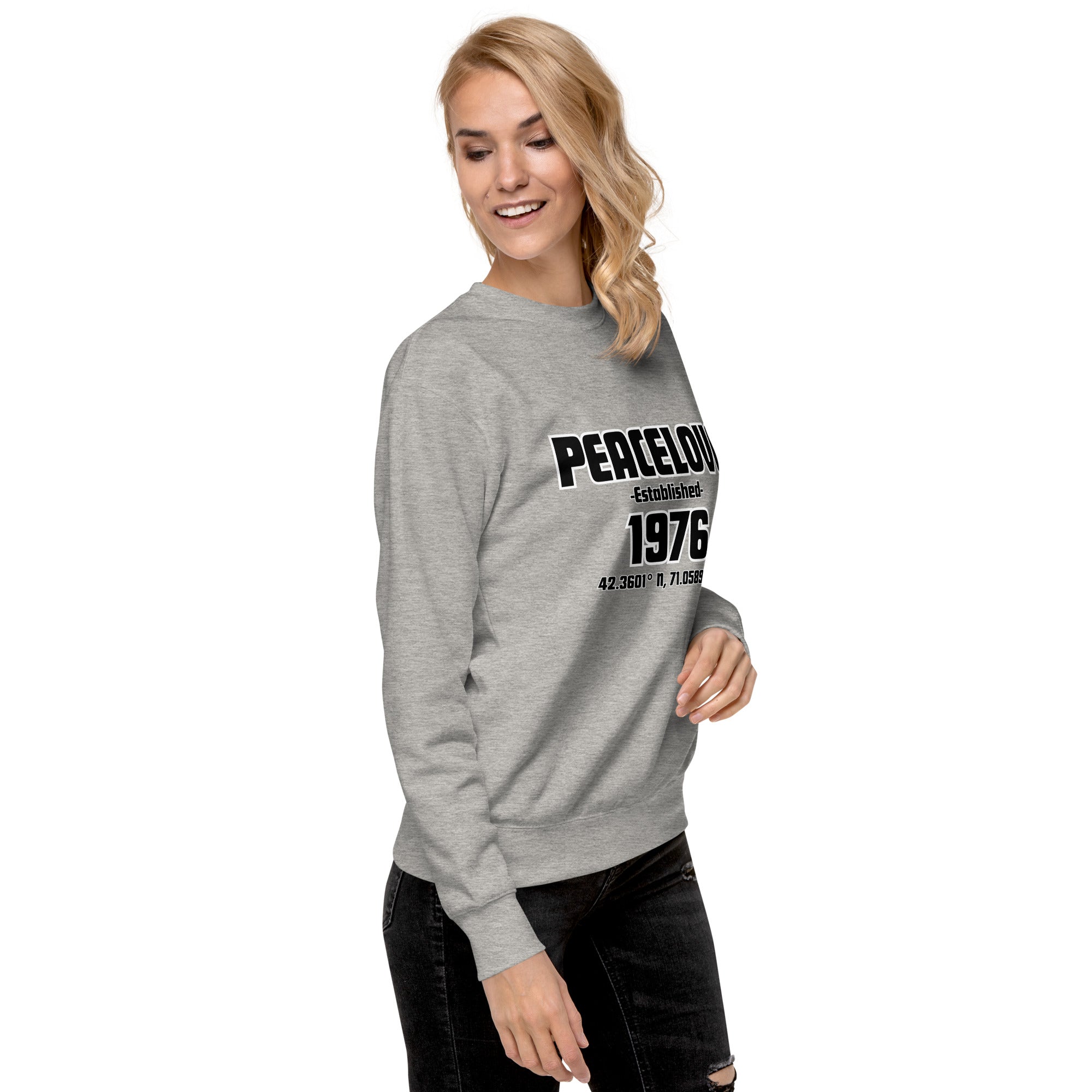 PeaceLove Est 1976 Unisex Premium Sweatshirt