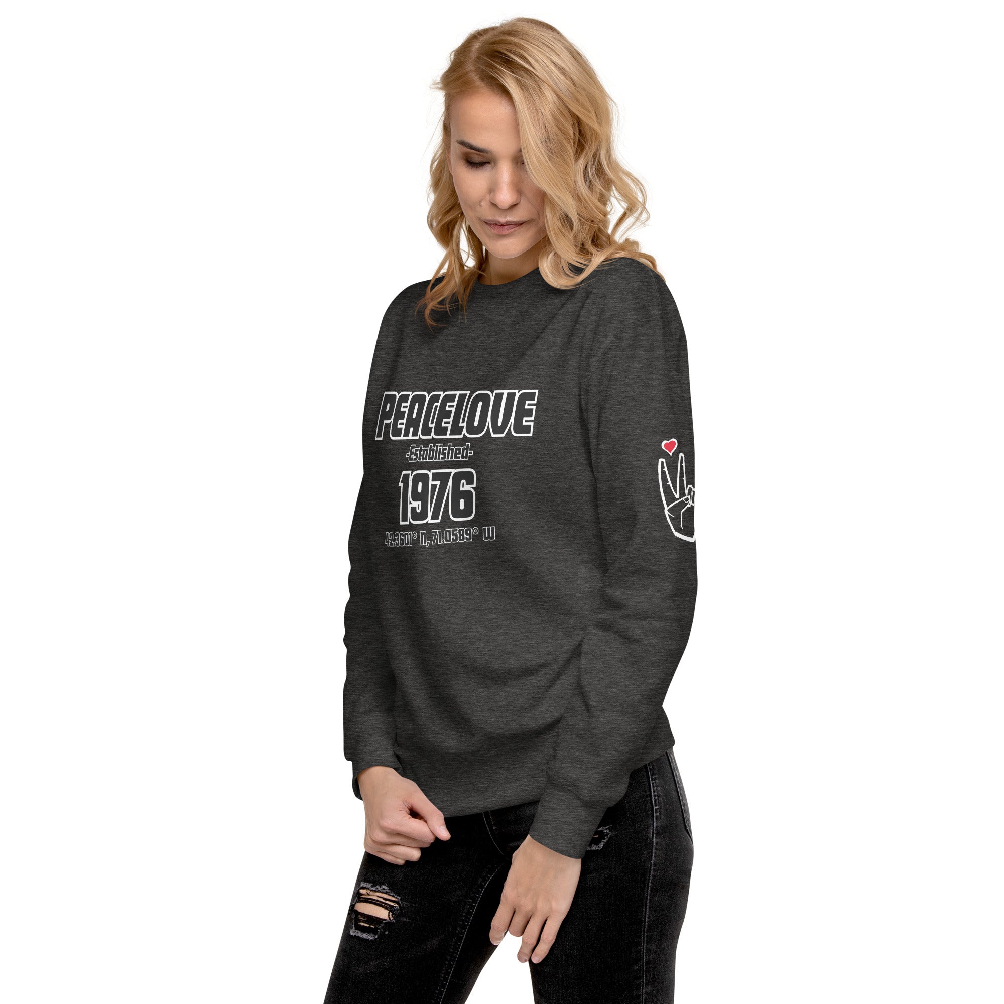 PeaceLove Est 1976 Unisex Premium Sweatshirt