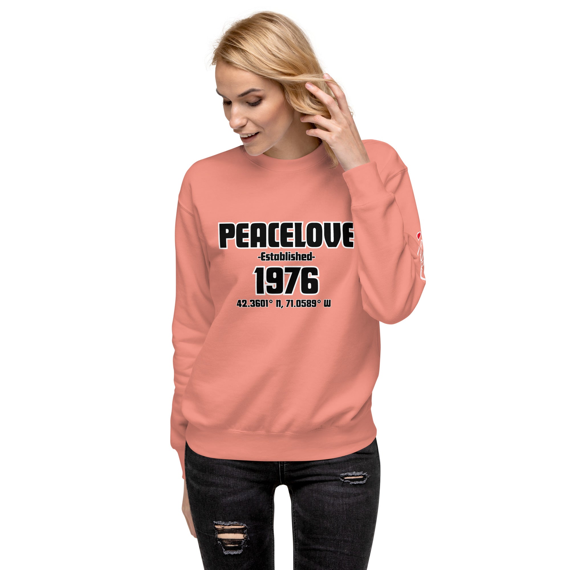 PeaceLove Est 1976 Unisex Premium Sweatshirt