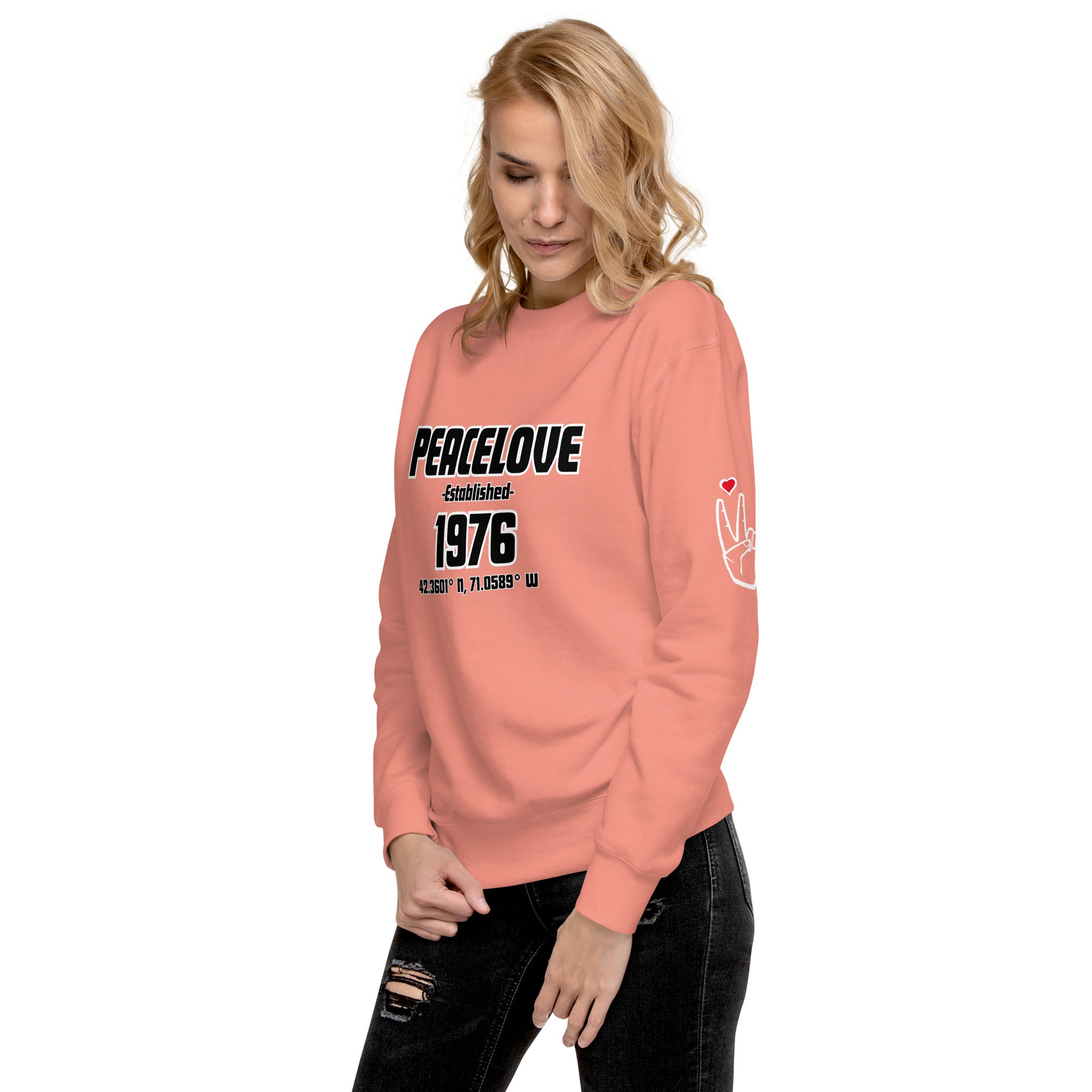 PeaceLove Est 1976 Unisex Premium Sweatshirt