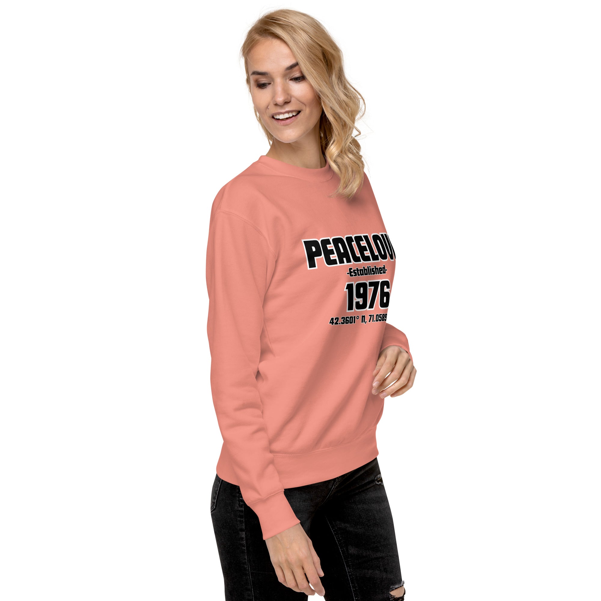 PeaceLove Est 1976 Unisex Premium Sweatshirt