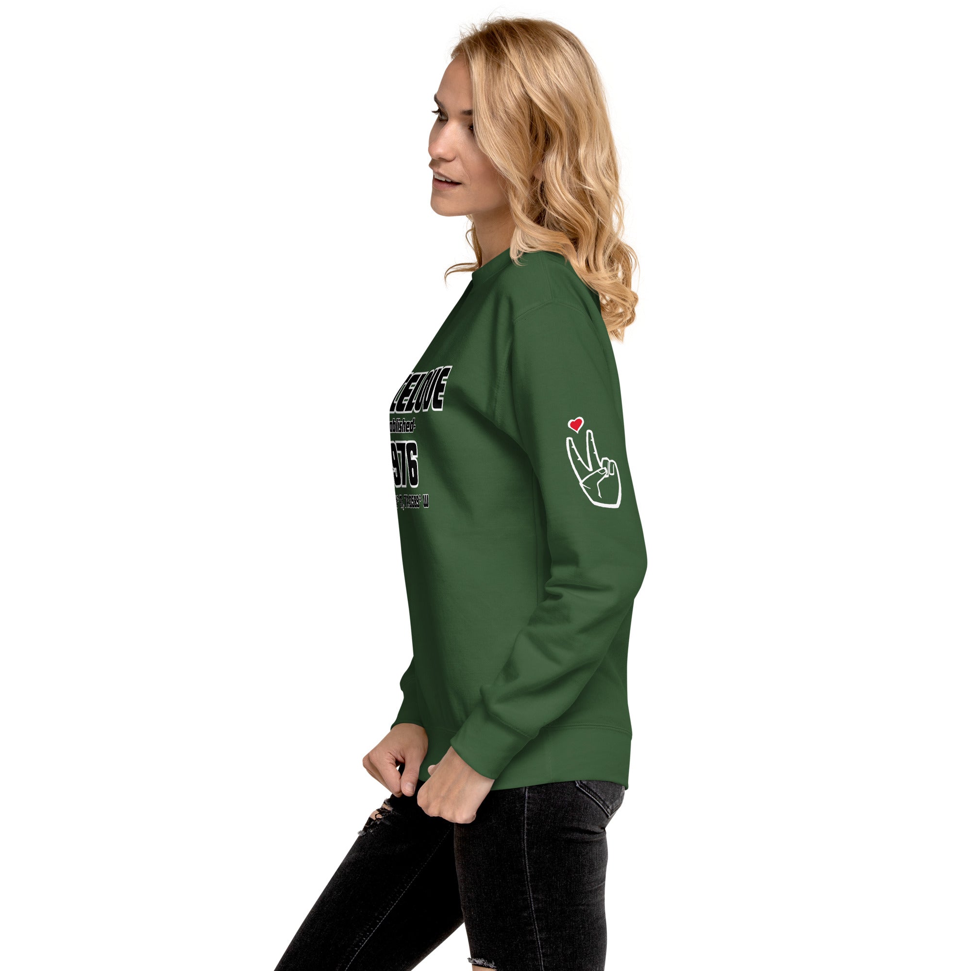 PeaceLove Est 1976 Unisex Premium Sweatshirt