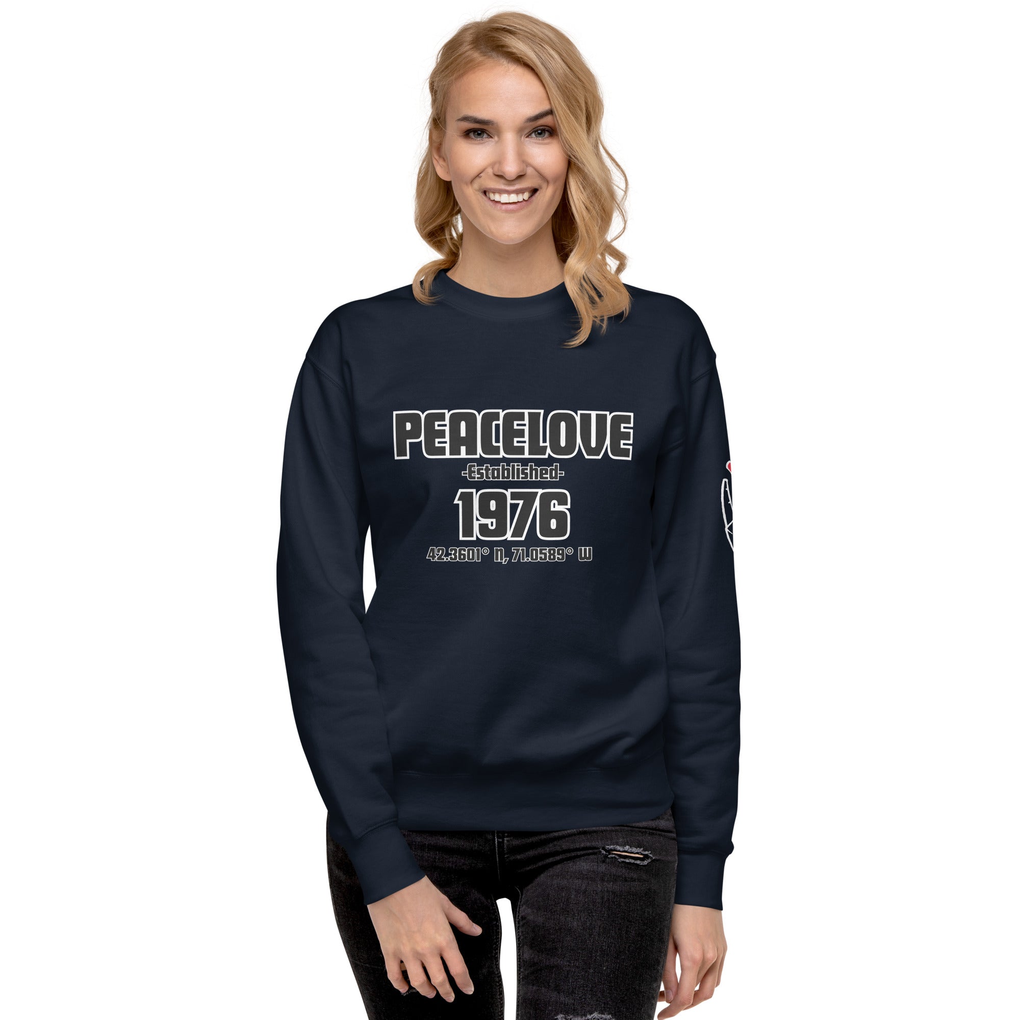 PeaceLove Est 1976 Unisex Premium Sweatshirt