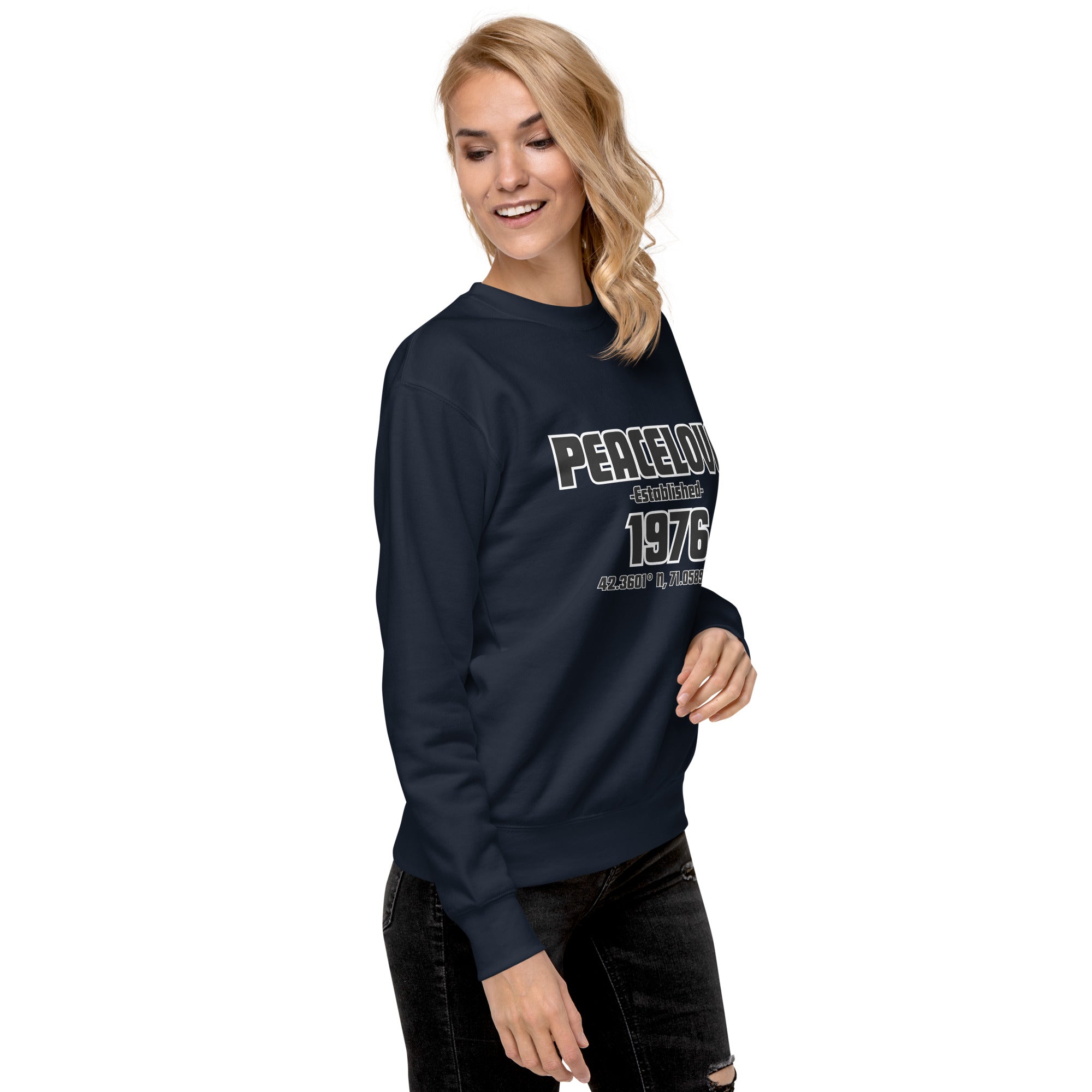 PeaceLove Est 1976 Unisex Premium Sweatshirt