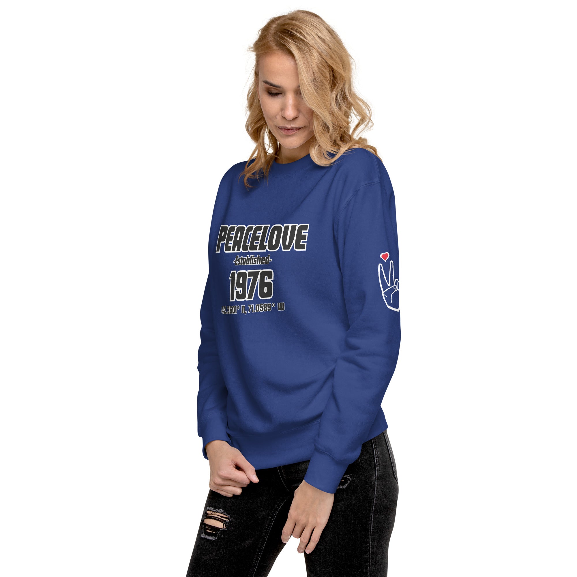 PeaceLove Est 1976 Unisex Premium Sweatshirt